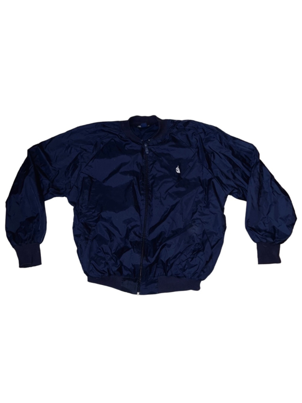 Vintage Men's Nautica Bomber Jacket Navy White Size XL